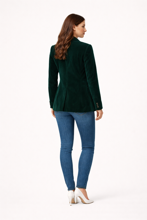 Blazer Femme - Cintré - Velours - Cécile