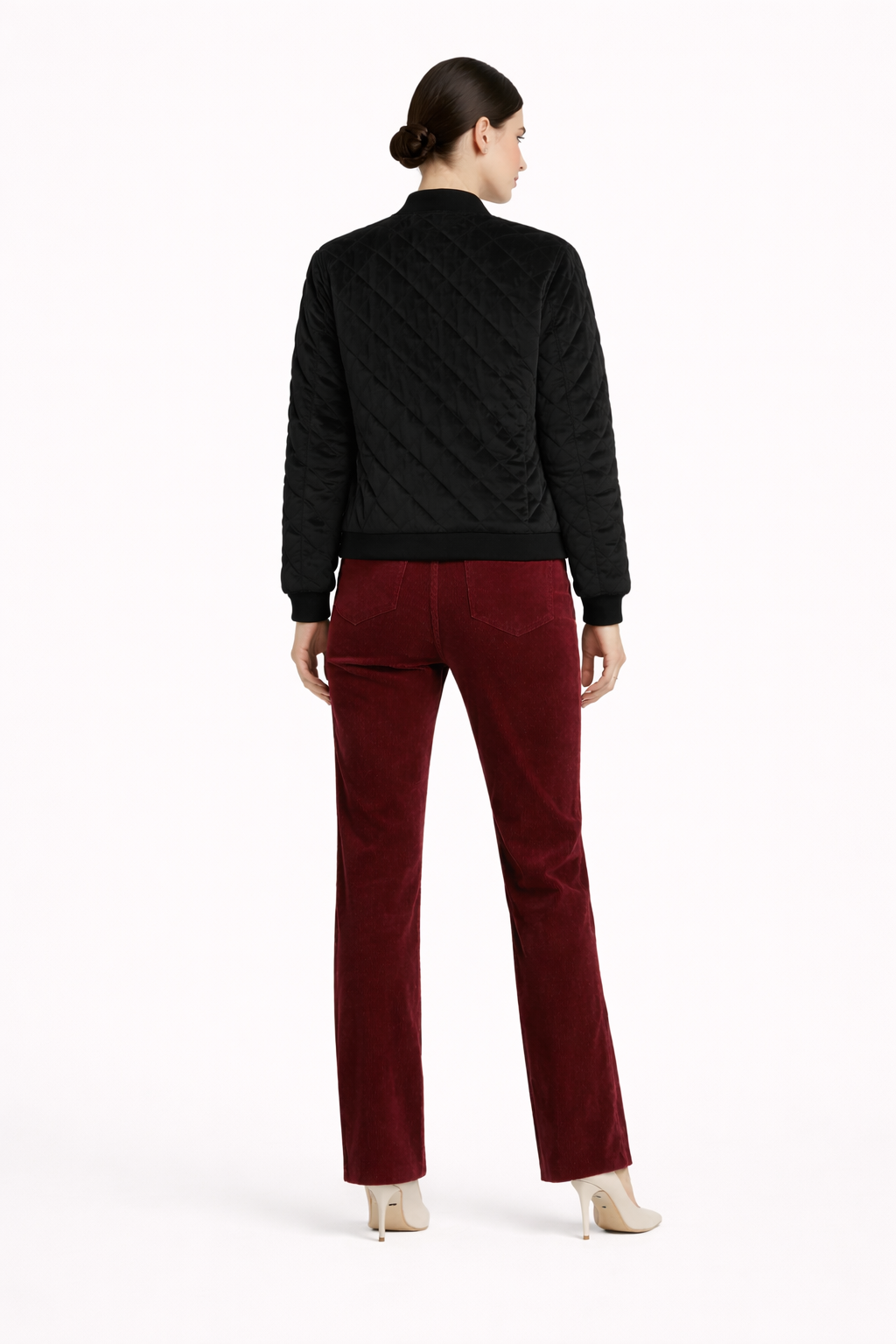 Blouson femme - matelassé - Velours - Célia