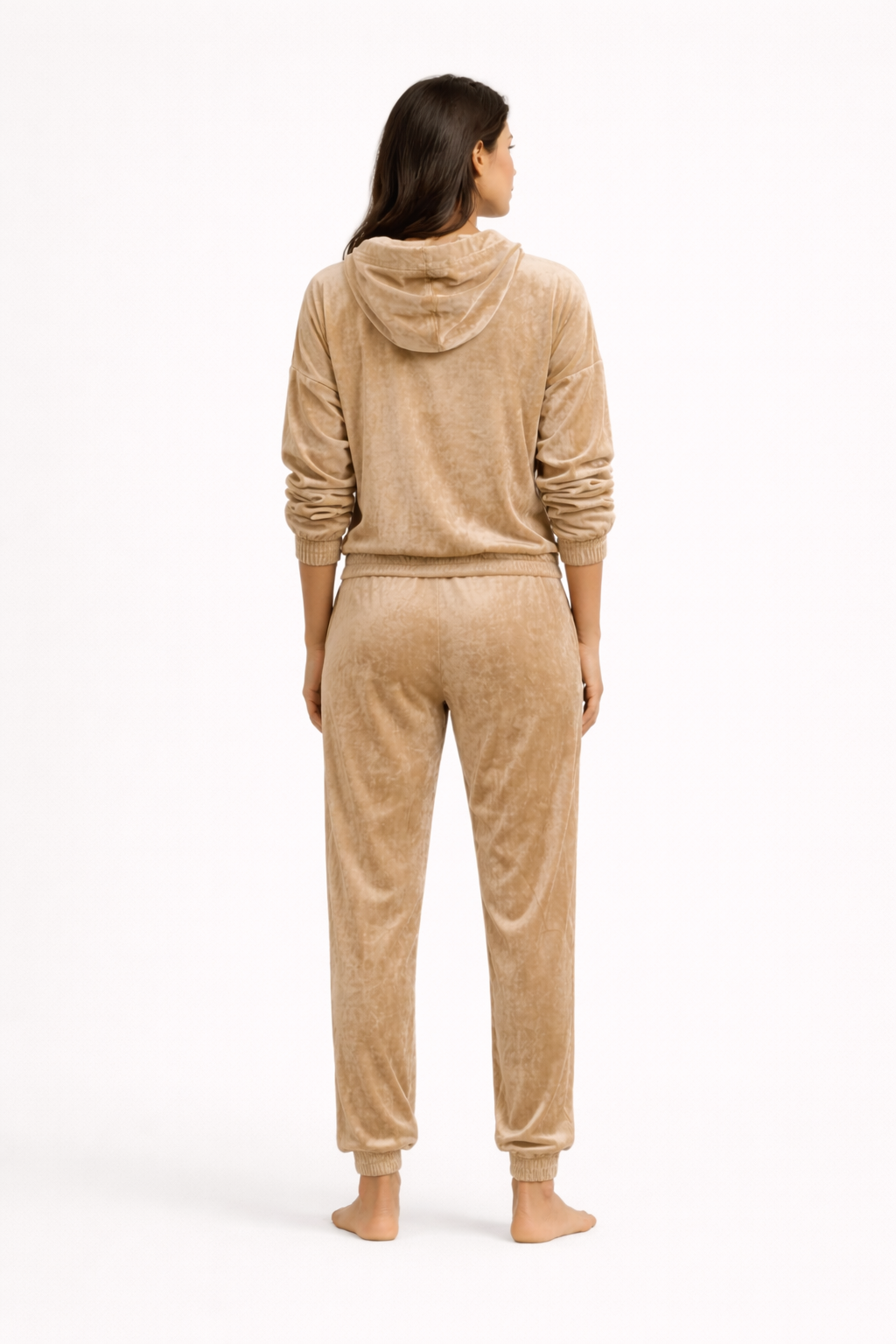 Ensemble  femme - jogging léger à capuche - Velours - Laurie