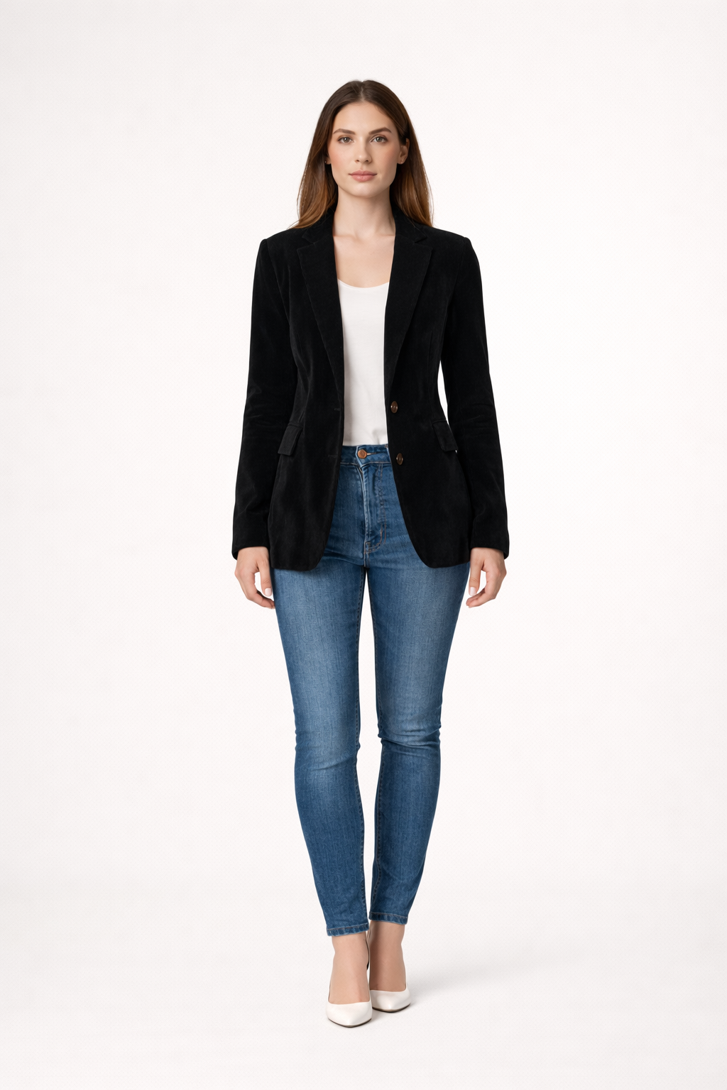 Blazer Femme - Cintré - Velours - Cécile