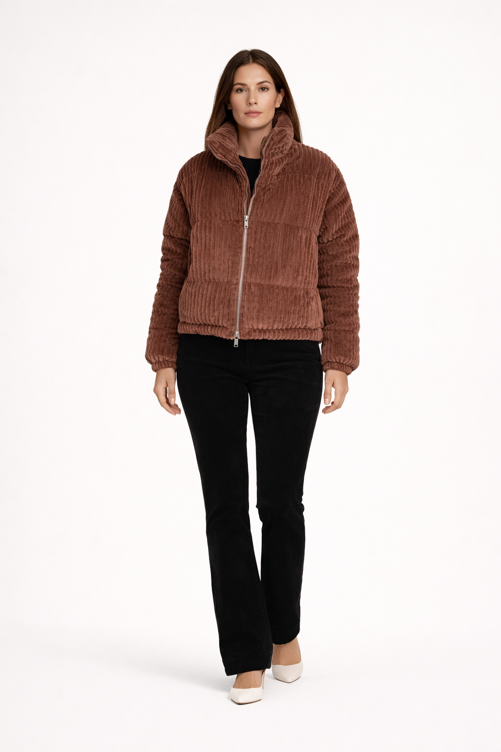 Doudoune femme - streetwear - Velours côtelé - Lou