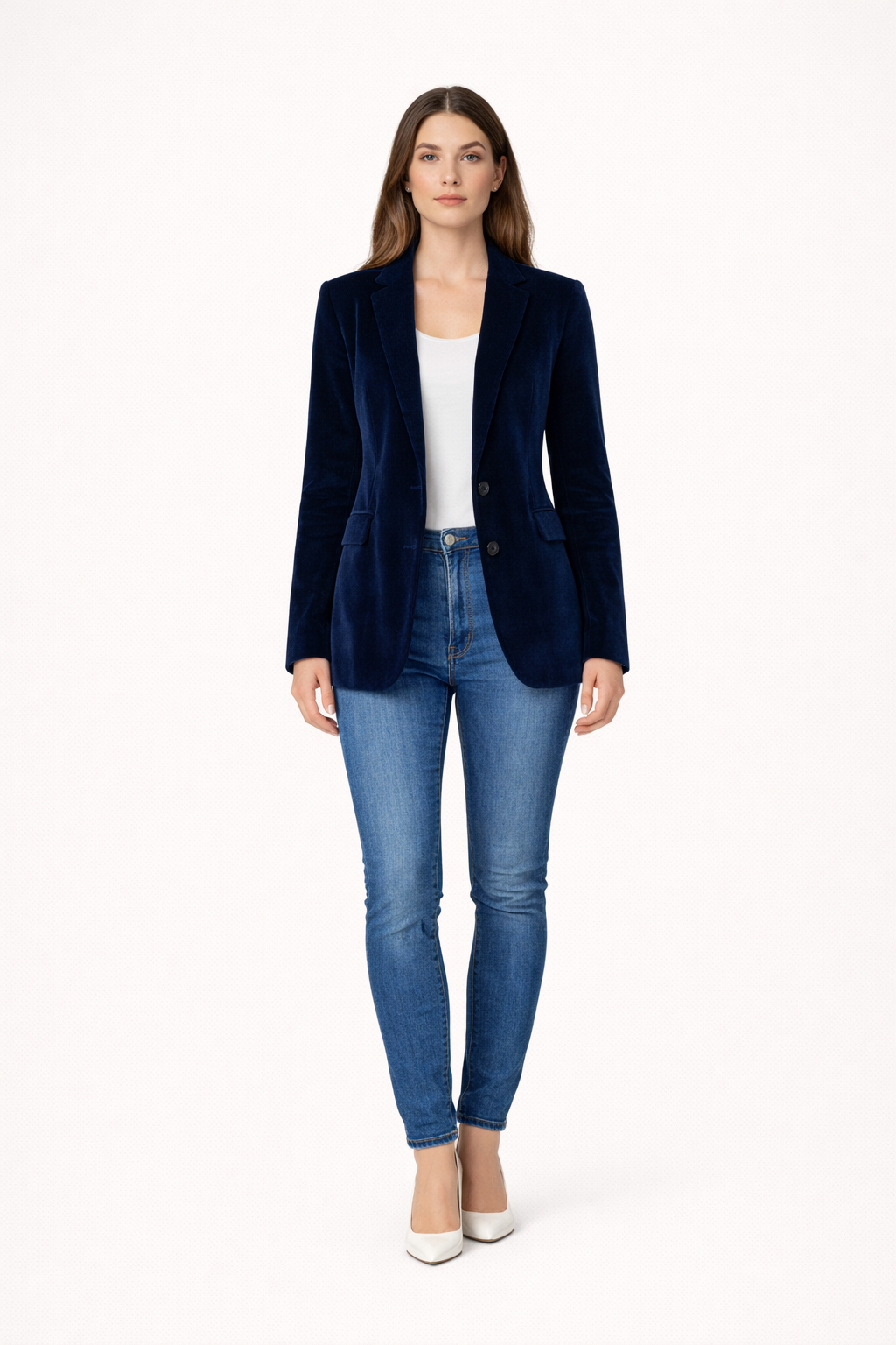 Blazer Femme - Cintré - Velours - Cécile