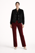 Célia – Blouson en velours femme matelassé