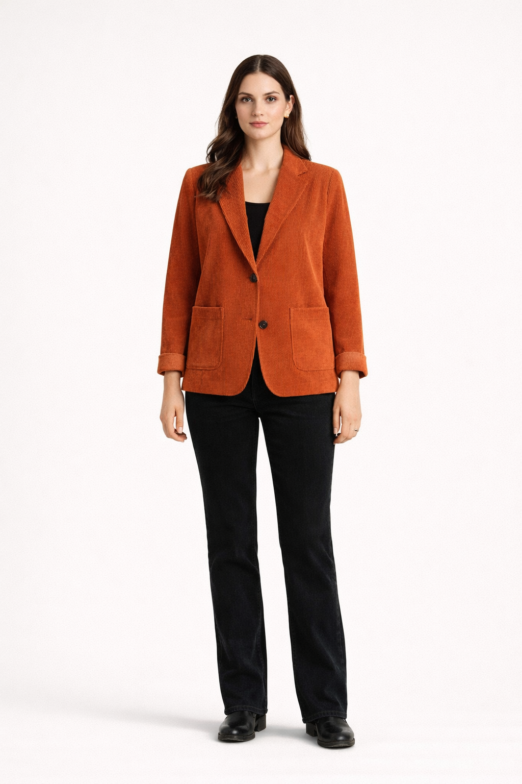Blazer femme - décontracté léger - Velours côtelé - Gaëlle
