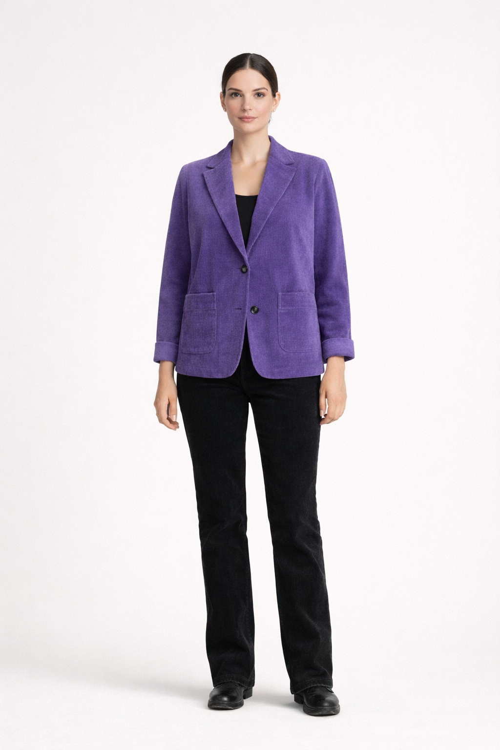 Blazer femme - décontracté léger - Velours côtelé - Gaëlle