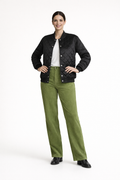 Pantalon femme - large - Velours côtelé - Olivia