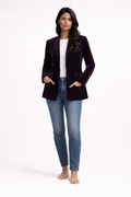 Blazer femme - cintré - Velours - Violetta