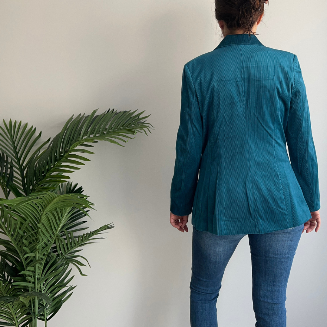 Blazer femme - Cintré- Velours côtelé - Leïla