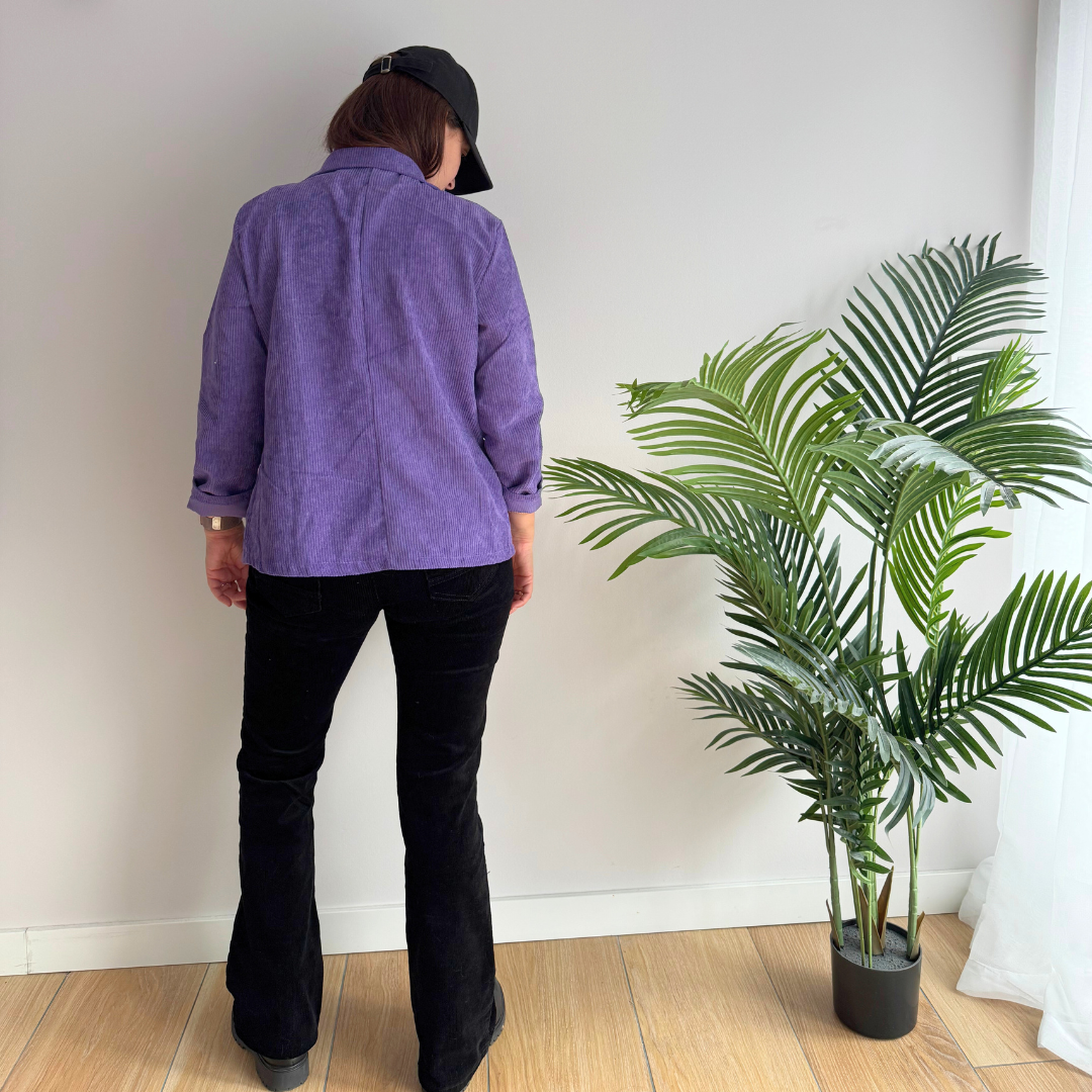 Blazer femme - décontracté léger - Velours côtelé - Gaëlle