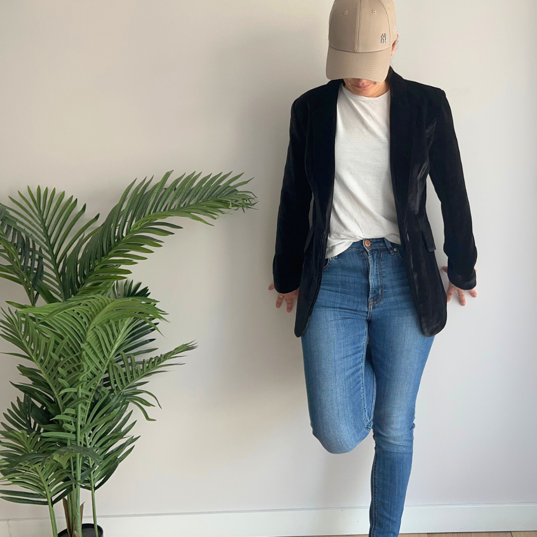Blazer Femme - Cintré - Velours - Cécile