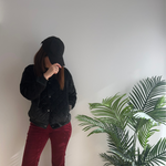 Blouson femme - matelassé - Velours - Célia