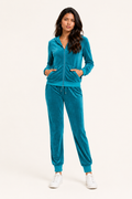Justine- Ensemble jogging femme en velours
