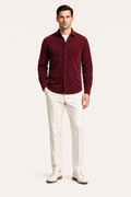 Ethan-Chemise en velours côtelé- poche poitrine