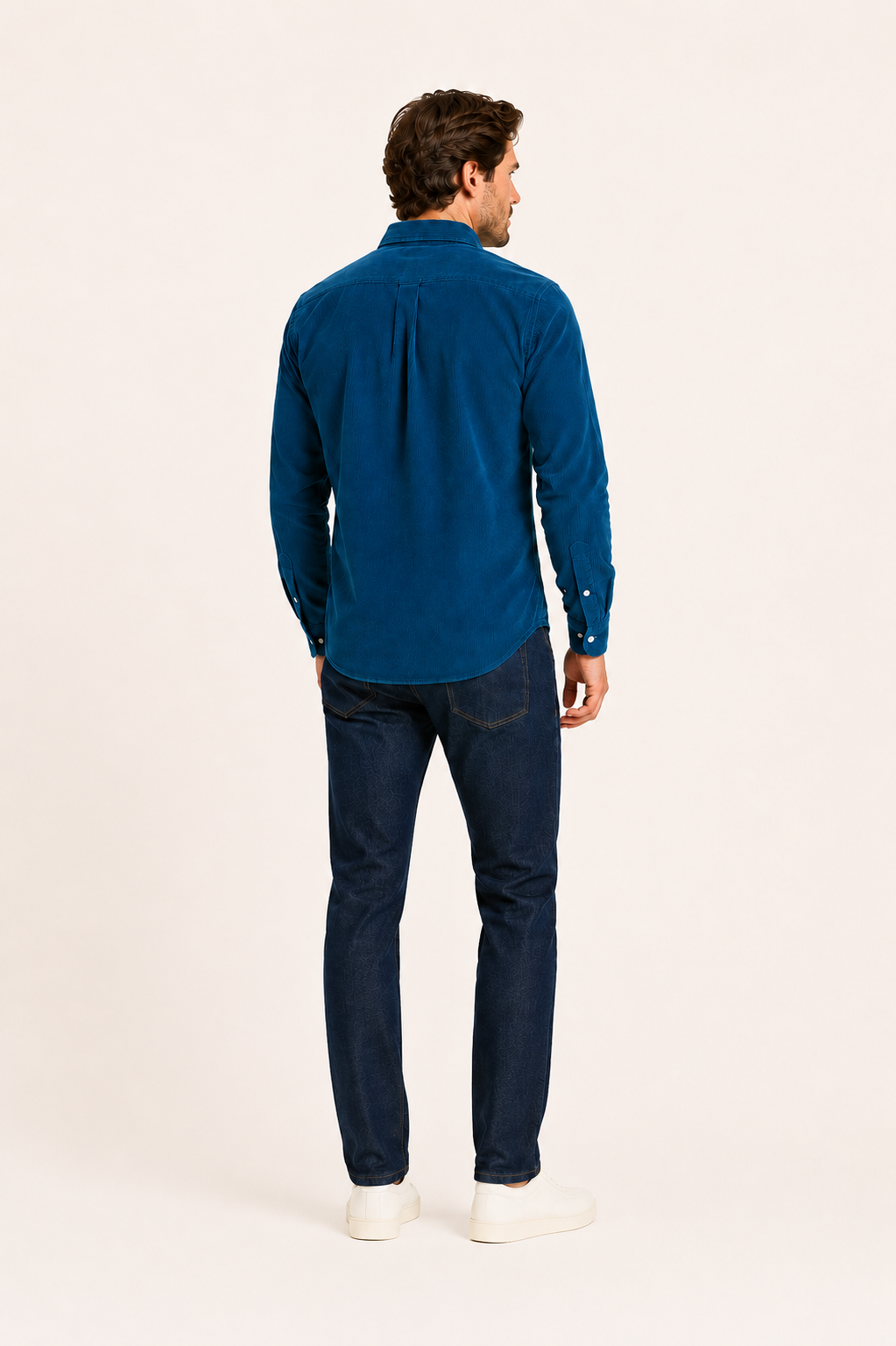 Bernard-Chemise homme en velours côtelé