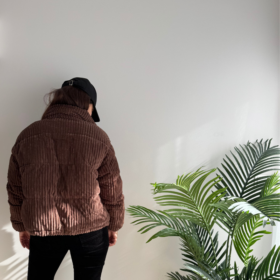Doudoune femme - streetwear - Velours côtelé - Lou
