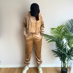 Ensemble  femme - jogging léger à capuche - Velours - Laurie