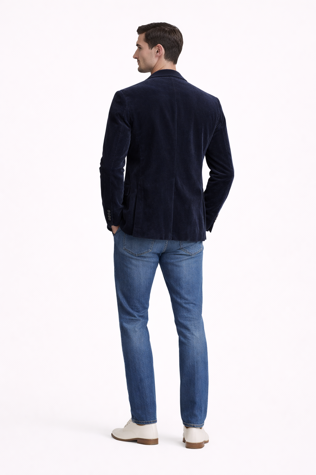 Aurélien – Blazer en velours côtelé homme décontracté