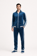 Raphaël-Ensemble jogging homme en velours-Bicolore