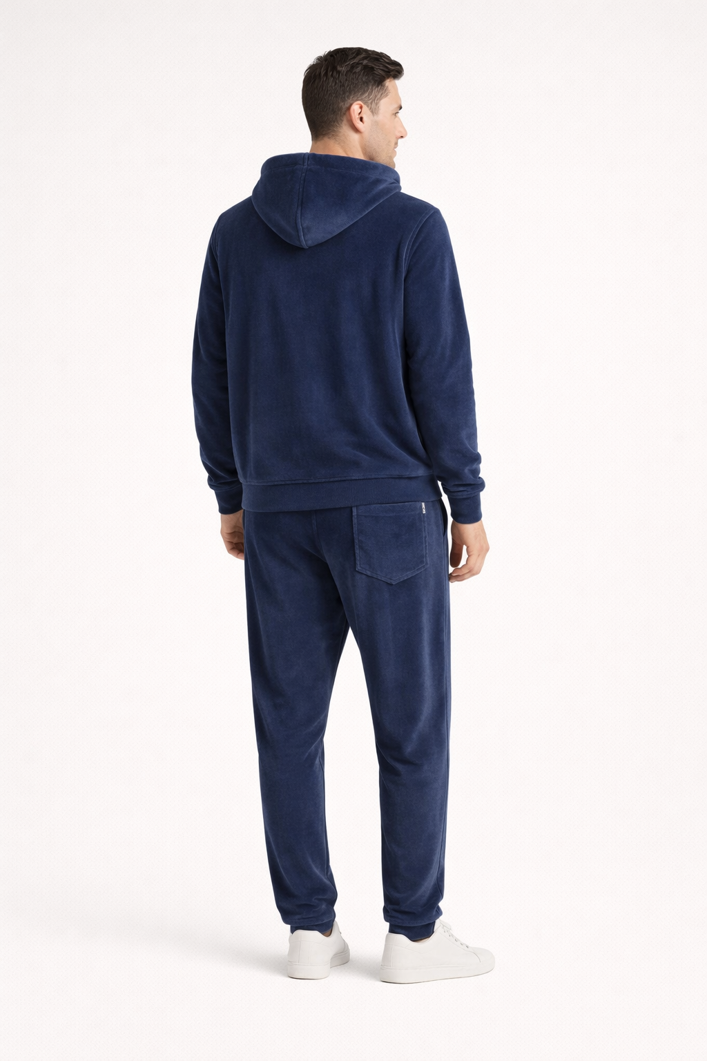 Carlos-Ensemble jogging-homme en velours-interieur molletonné- bas serré