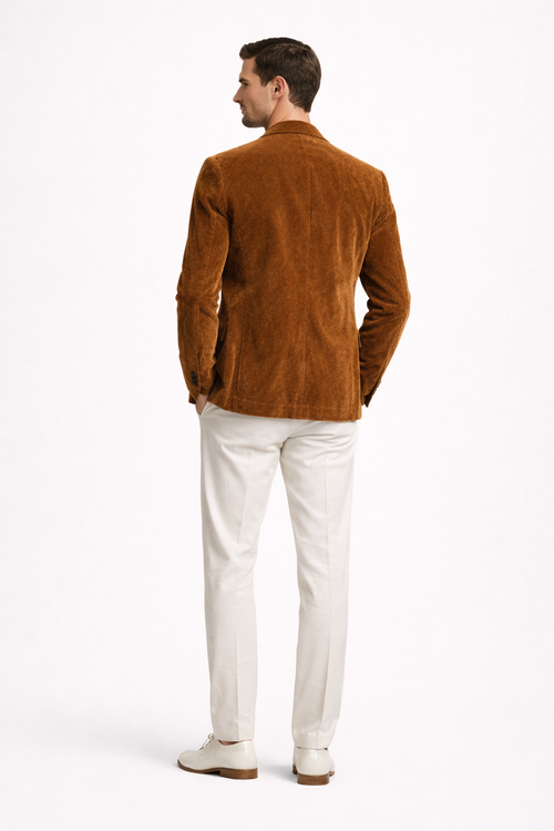 Aurélien – Blazer en velours côtelé homme décontracté