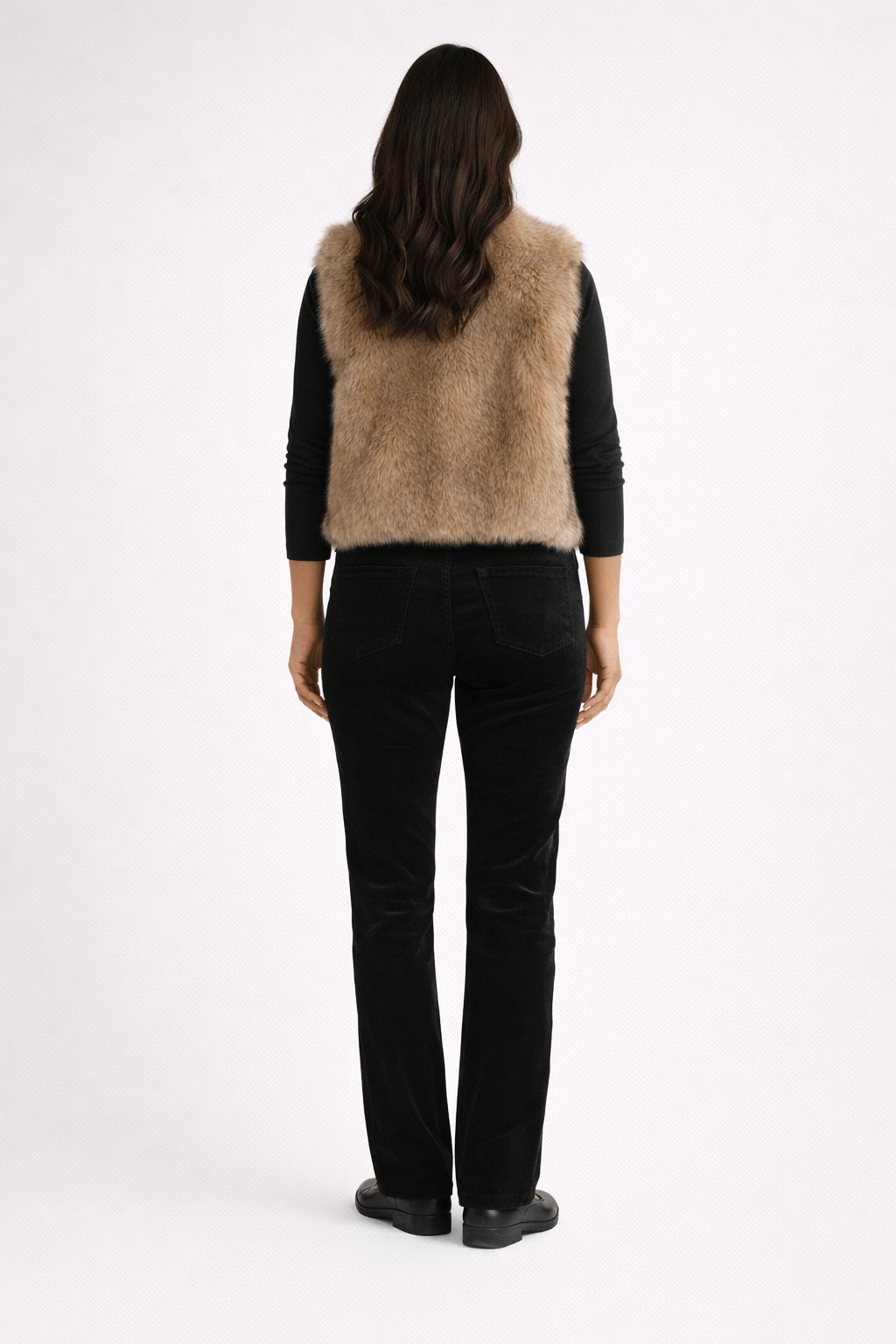 Pantalon femme - évasé - Velours côtelé - Ricarda