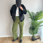 Pantalon femme - large - Velours côtelé - Olivia