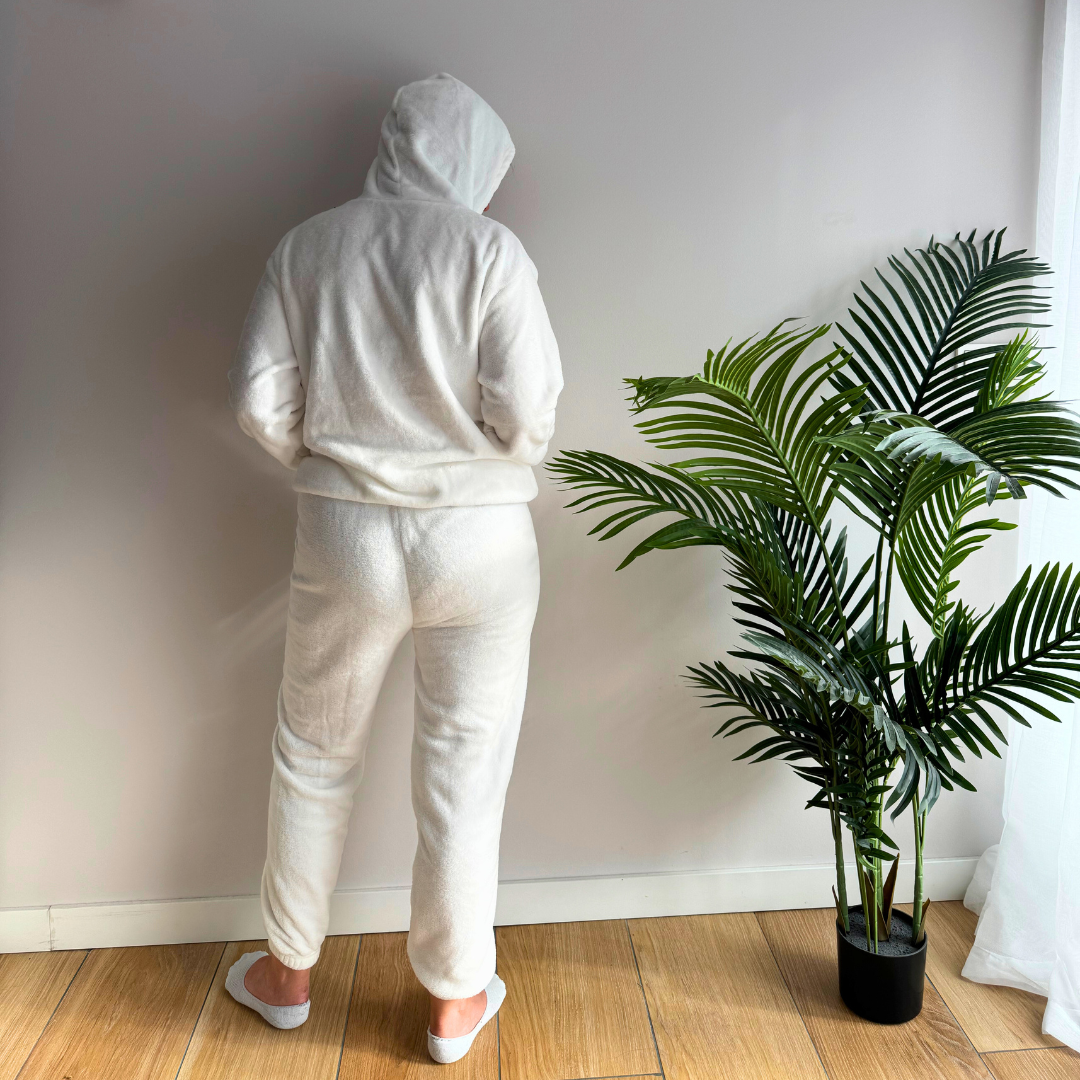 Pyjama femme chaud à-capuche - Velours - Pilou Pilou