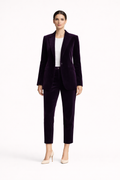 Ensemble femme - blazer et pantalon 7/8-ème - Velours - Maria