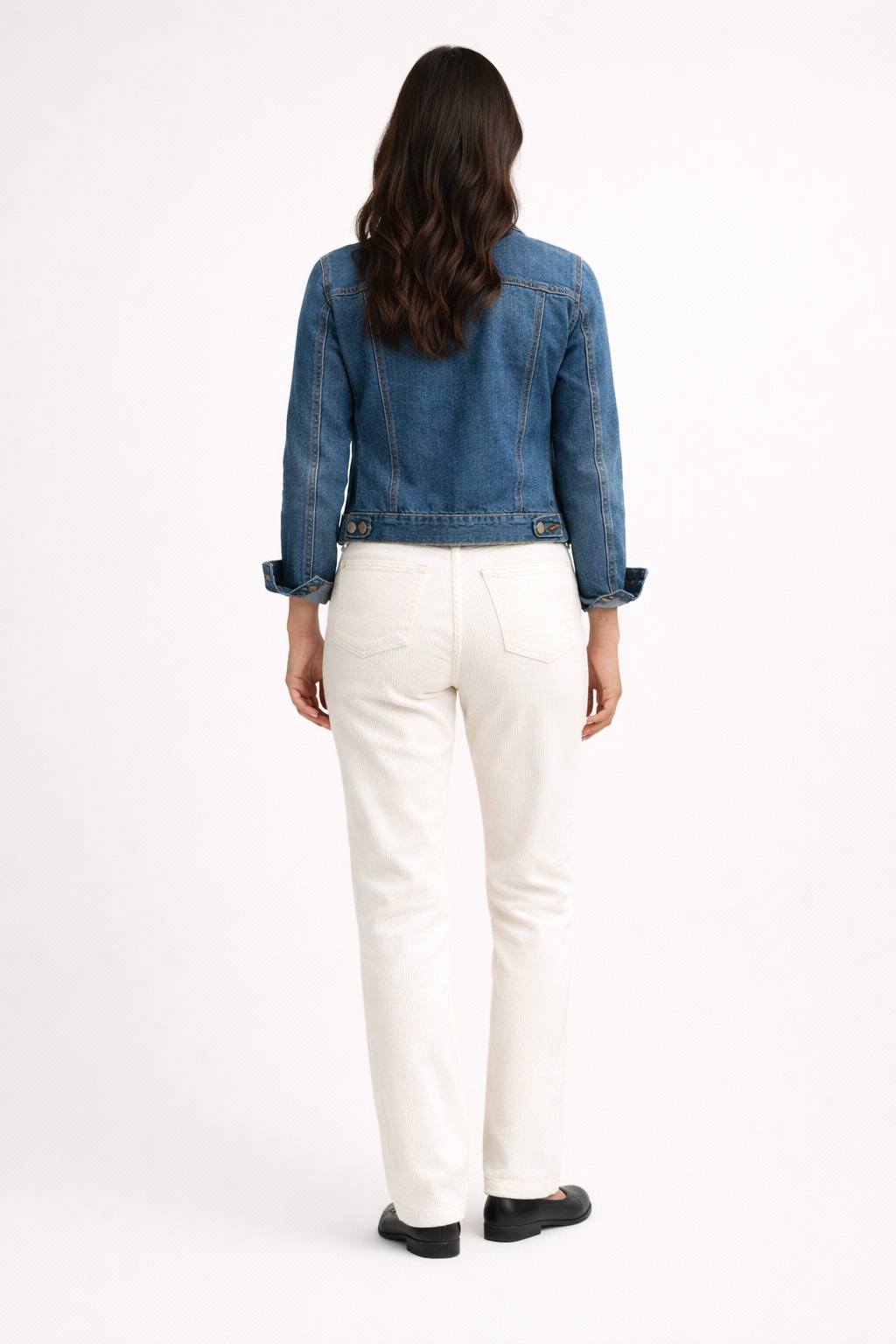 Pantalon femme - évasé - Velours côtelé - Ricarda