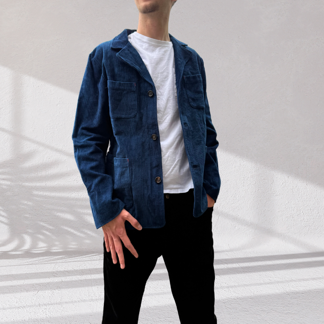 Blazer homme - décontracé - double poches - Velours côtelé - Simon