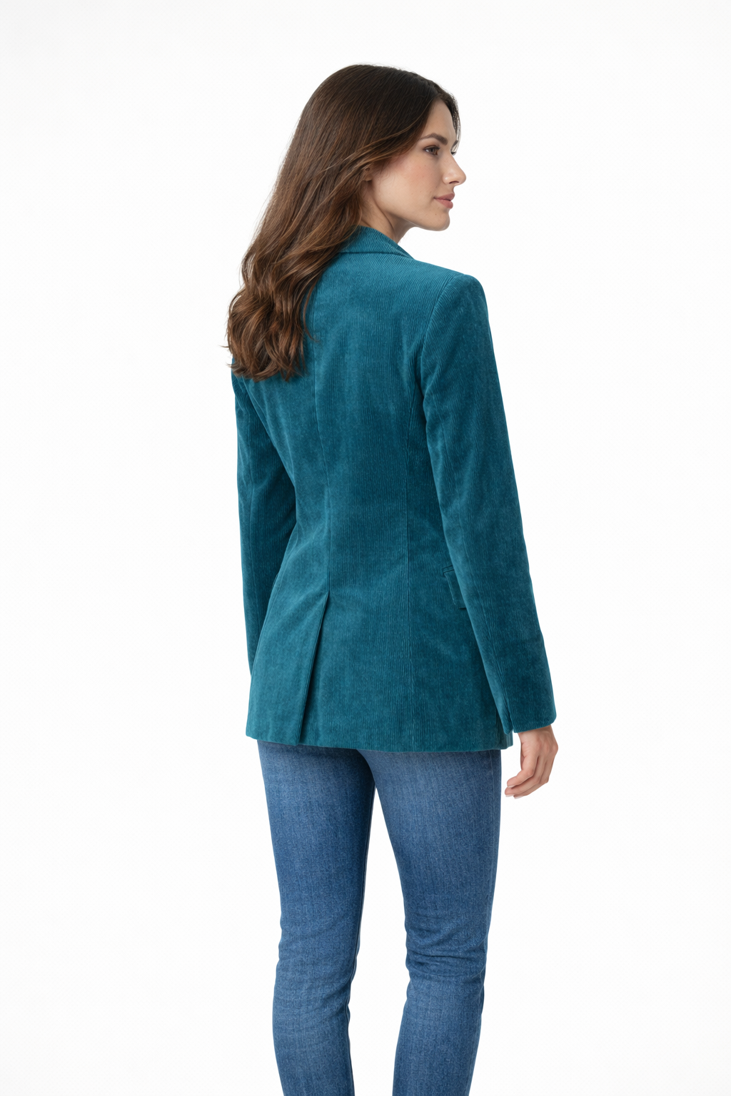 Blazer femme - Cintré- Velours côtelé - Leïla