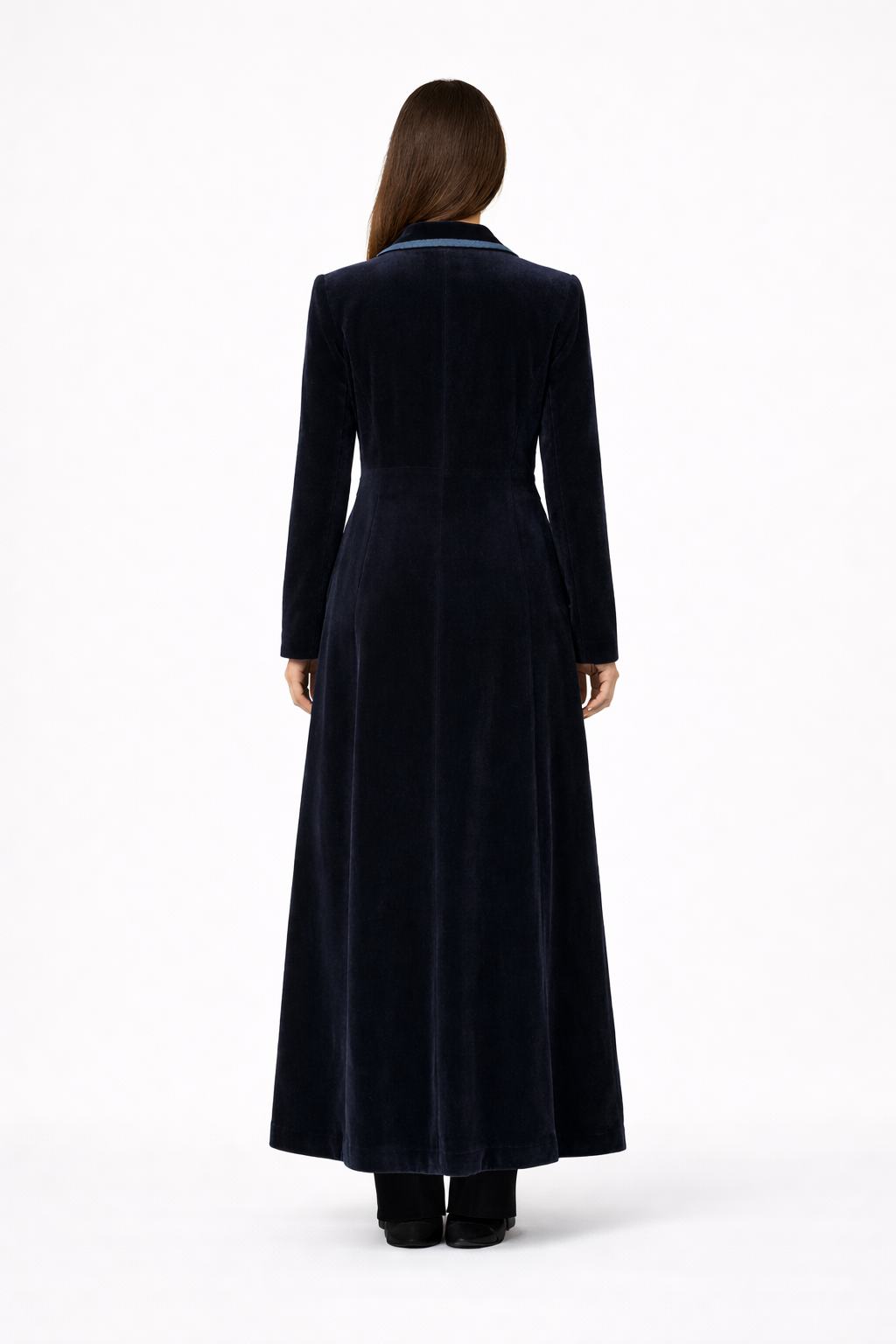 Manteau femme long  - Velours - Suzana