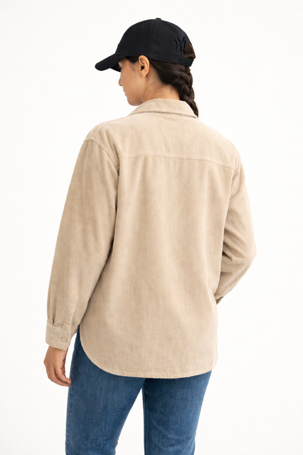 Sur chemise femme - Velours côtelé - Nadine