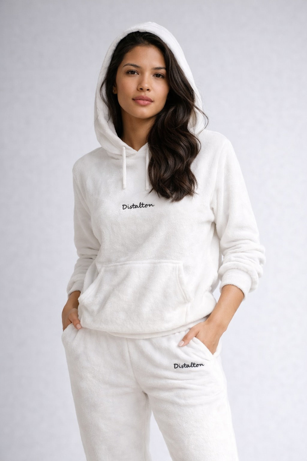 Pyjama femme chaud à-capuche - Velours - Pilou Pilou